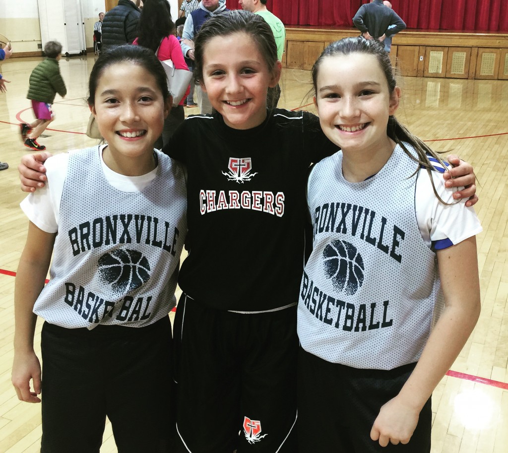 Image: Lily with two soccer teammates