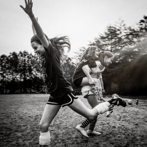 Image: Girls playing soccer